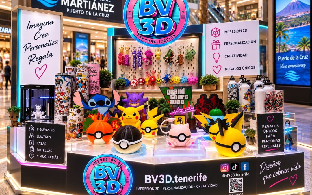 Descubre el arte 3D en el Mercado Artesanal del Centro Comercial Martiánez este 19 y 20 de septiembre